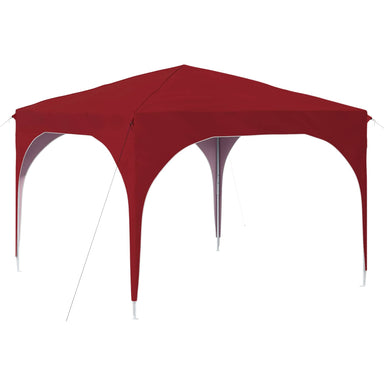 Pop-up partytent 290 x 290 x 245 cm Bordeauxrood