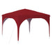 Pop-up partytent 290 x 290 x 245 cm Bordeauxrood