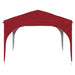 Pop-up partytent 290 x 290 x 245 cm Bordeauxrood