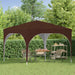 Pop-up partytent 290 x 290 x 245 cm Bruin