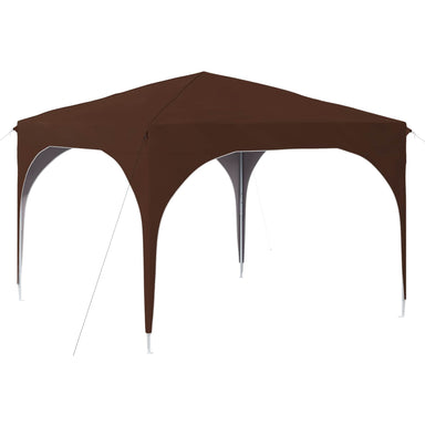 Pop-up partytent 290 x 290 x 245 cm Bruin
