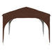 Pop-up partytent 290 x 290 x 245 cm Bruin
