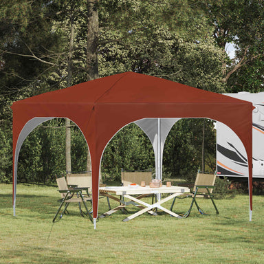 Pop-up partytent 290 x 290 x 245 cm Terracotta