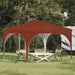 Pop-up partytent 290 x 290 x 245 cm Terracotta