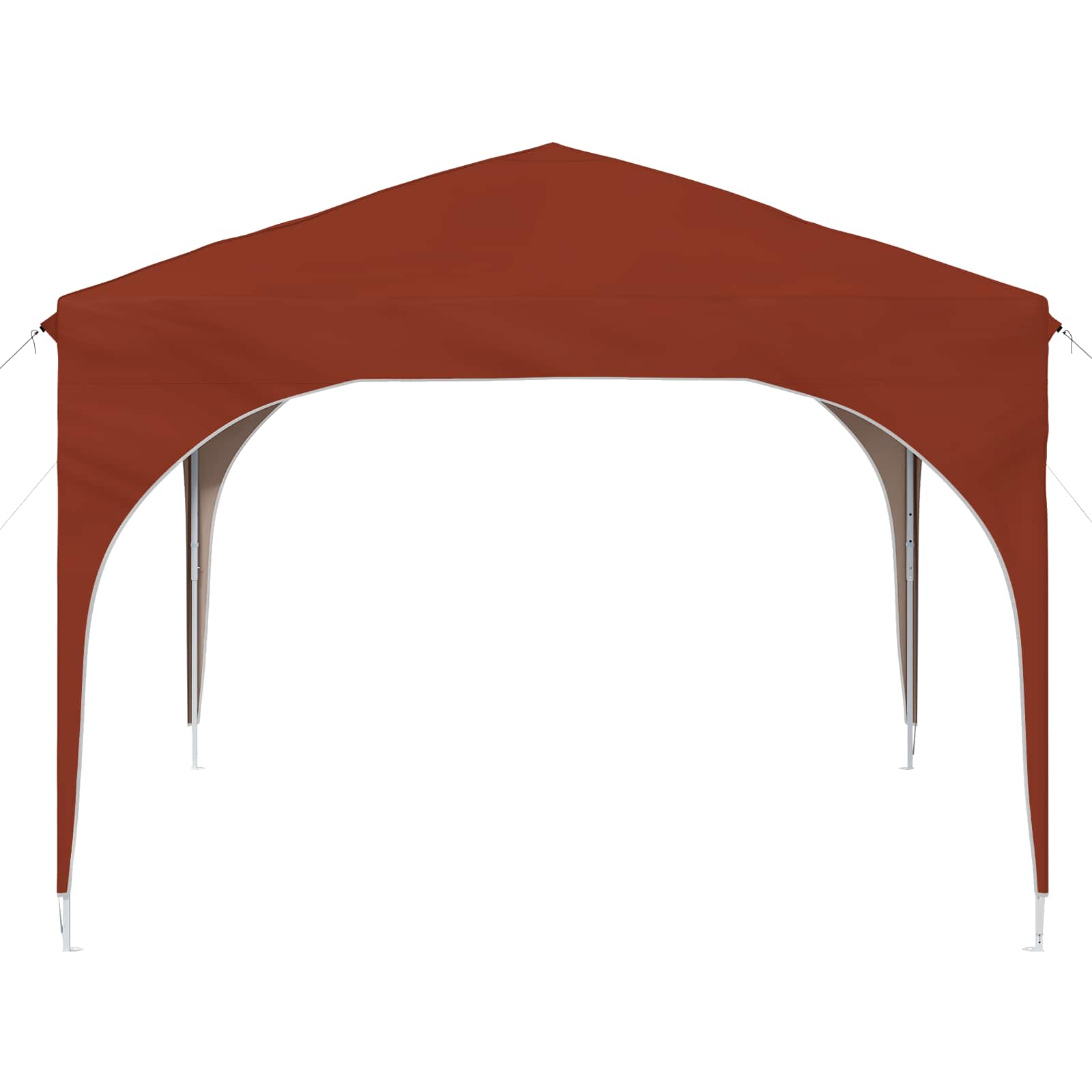 Pop-up partytent 290 x 290 x 245 cm Terracotta