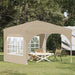 Pop-up partytent 290 x 290 x 245 cm Crèmekleurig
