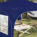 Pop-up partytent 290 x 290 x 245 cm Blauw