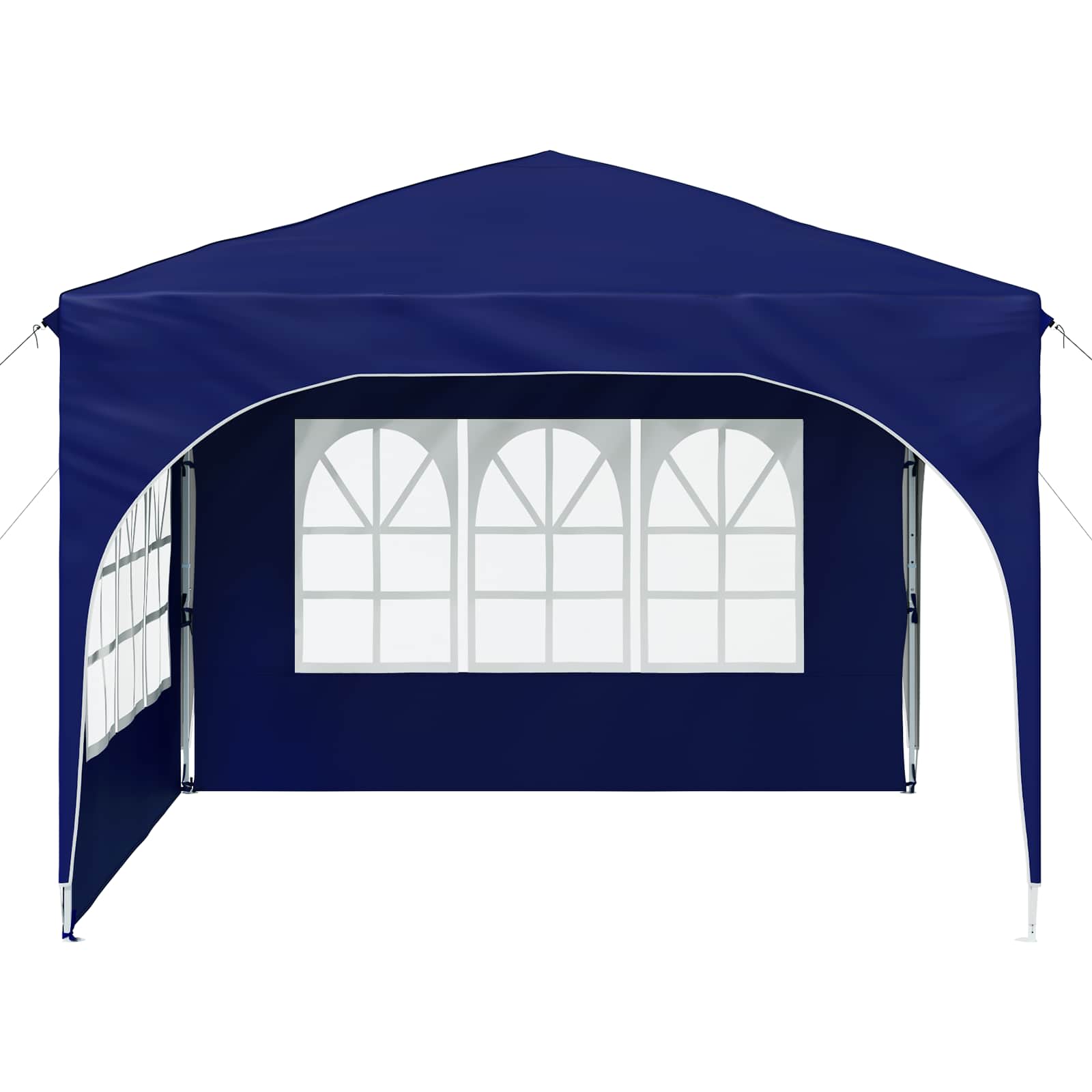 Pop-up partytent 290 x 290 x 245 cm Blauw