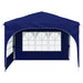 Pop-up partytent 290 x 290 x 245 cm Blauw