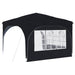 Pop-up partytent 290 x 290 x 245 cm Antraciet