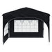 Pop-up partytent 290 x 290 x 245 cm Antraciet