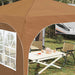 Pop-up partytent 290 x 290 x 245 cm Beige
