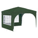 Pop-up partytent 290 x 290 x 245 cm Groen