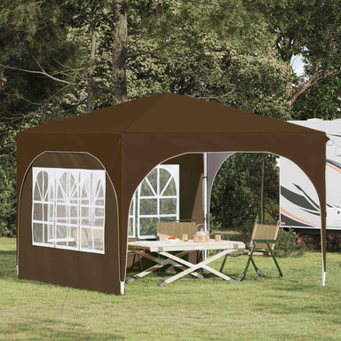Pop-up partytent 290 x 290 x 245 cm Taupe
