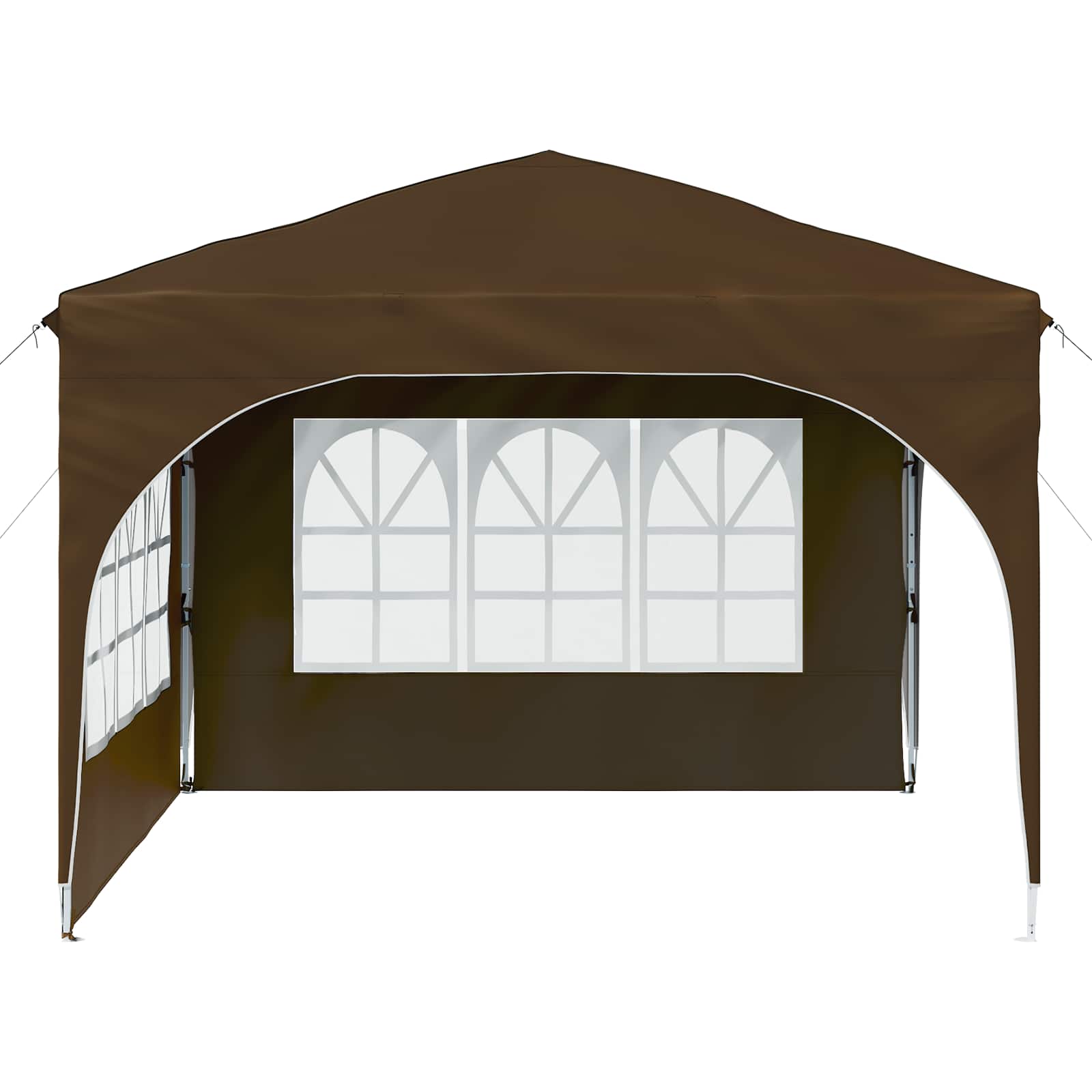 Pop-up partytent 290 x 290 x 245 cm Taupe