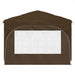 Pop-up partytent 290 x 290 x 245 cm Taupe