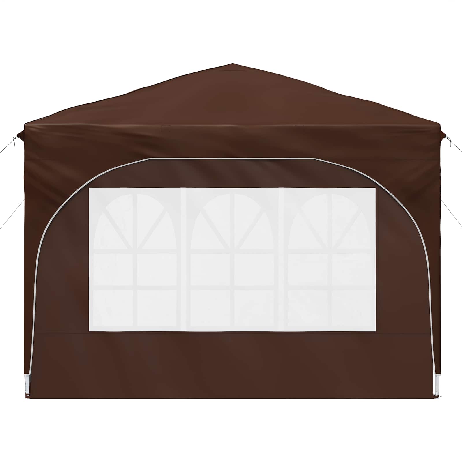 Pop-up partytent 290 x 290 x 245 cm Bruin