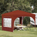 Pop-up partytent 290 x 290 x 245 cm Terracotta