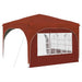 Pop-up partytent 290 x 290 x 245 cm Terracotta