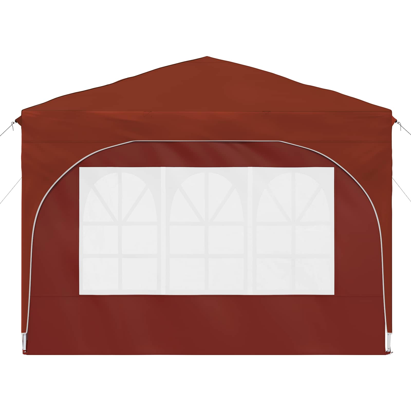 Pop-up partytent 290 x 290 x 245 cm Terracotta