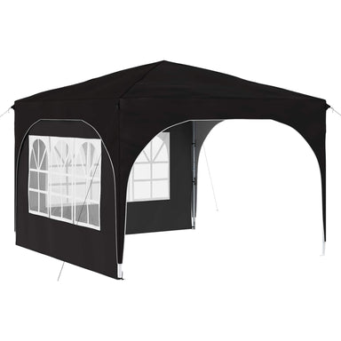 Pop-up partytent 290 x 290 x 245 cm Zwart