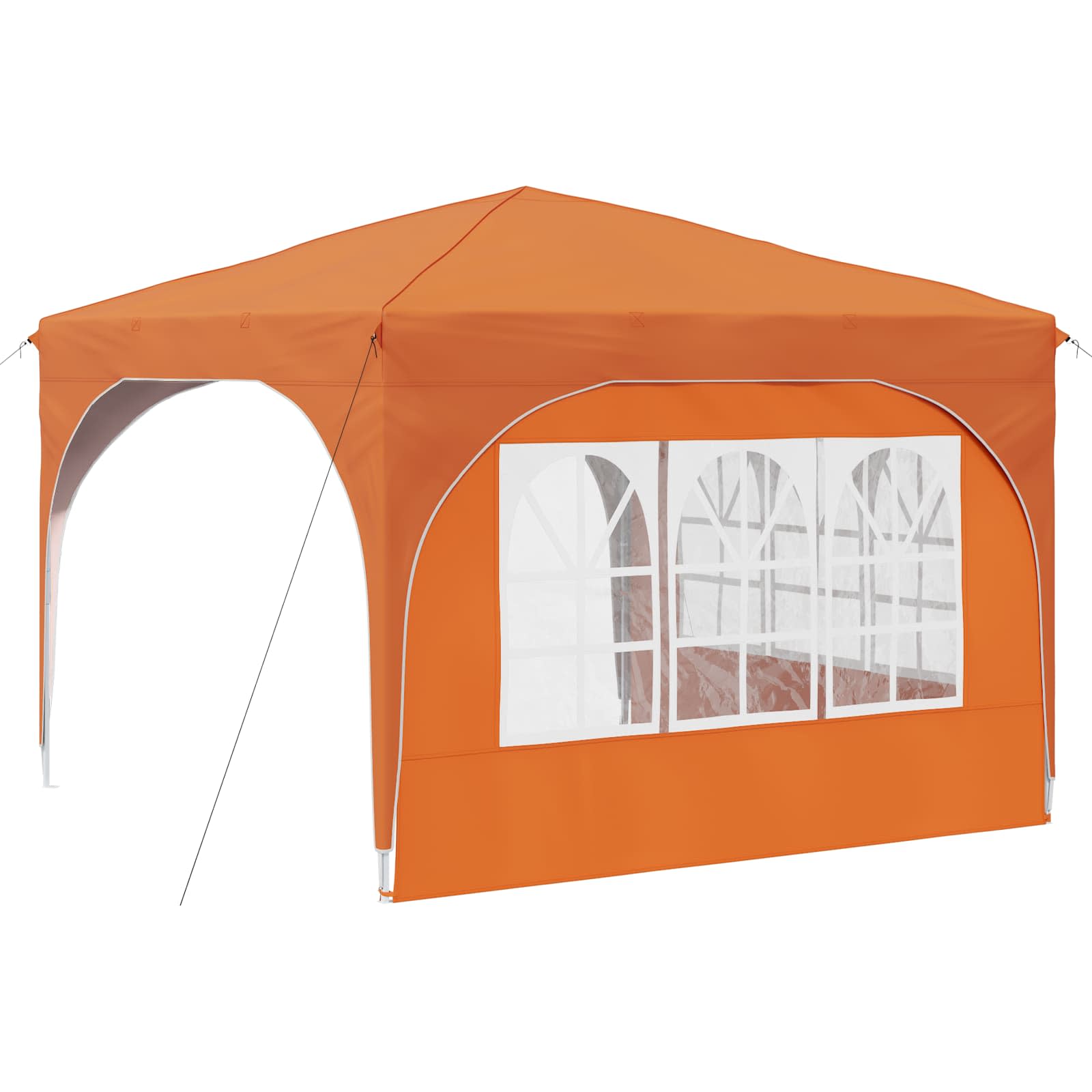 Pop-up partytent 290 x 290 x 245 cm Oranje