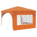 Pop-up partytent 290 x 290 x 245 cm Oranje