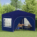Pop-up partytent 290 x 290 x 245 cm Blauw