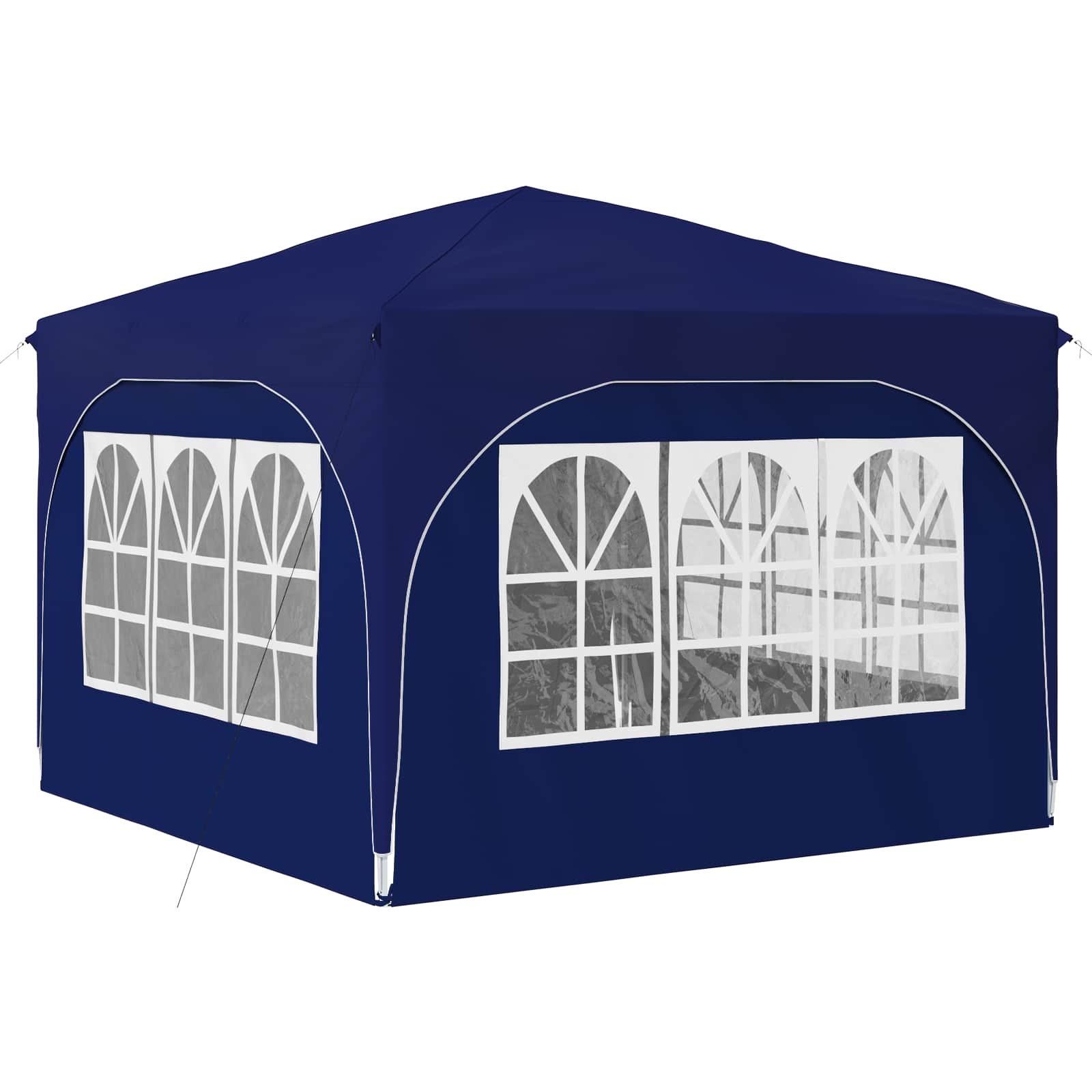 Pop-up partytent 290 x 290 x 245 cm Blauw