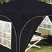 Pop-up partytent 290 x 290 x 245 cm Antraciet