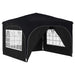 Pop-up partytent 290 x 290 x 245 cm Antraciet