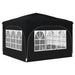 Pop-up partytent 290 x 290 x 245 cm Antraciet