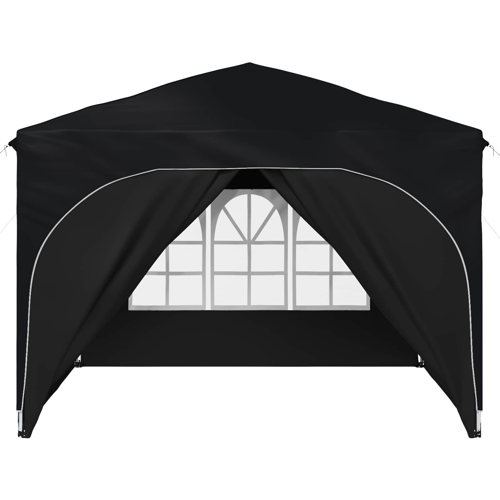 Pop-up partytent 290 x 290 x 245 cm Antraciet