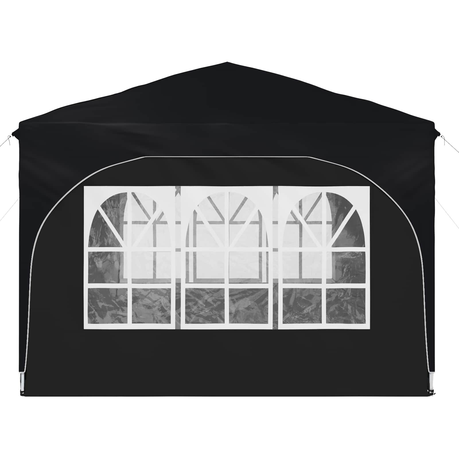 Pop-up partytent 290 x 290 x 245 cm Antraciet