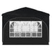 Pop-up partytent 290 x 290 x 245 cm Antraciet