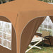 Pop-up partytent 290 x 290 x 245 cm Beige