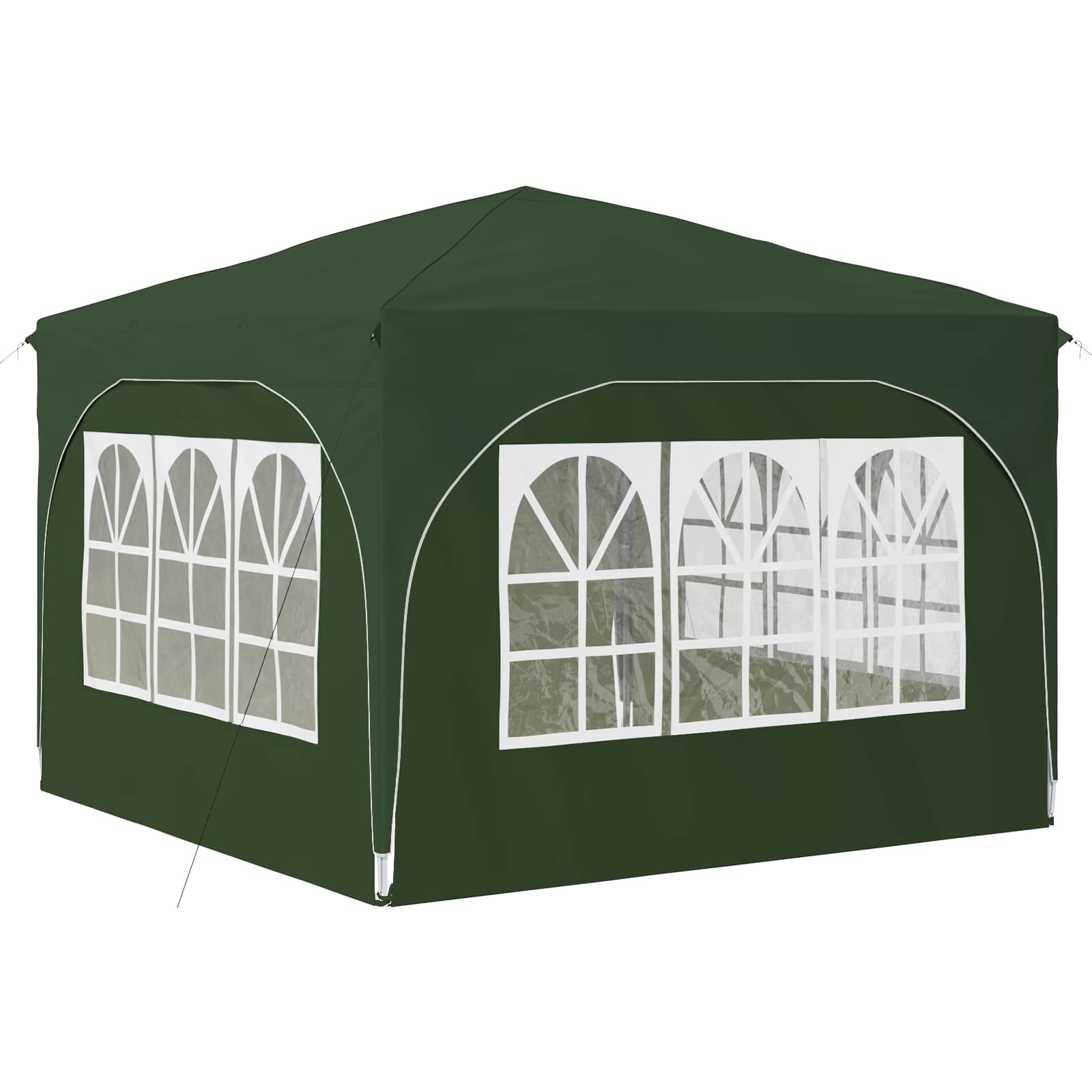 Pop-up partytent 290 x 290 x 245 cm Groen