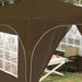Pop-up partytent 290 x 290 x 245 cm Taupe