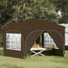 Pop-up partytent 290 x 290 x 245 cm Taupe