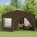 Pop-up partytent 290 x 290 x 245 cm Taupe