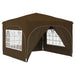 Pop-up partytent 290 x 290 x 245 cm Taupe