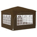 Pop-up partytent 290 x 290 x 245 cm Taupe