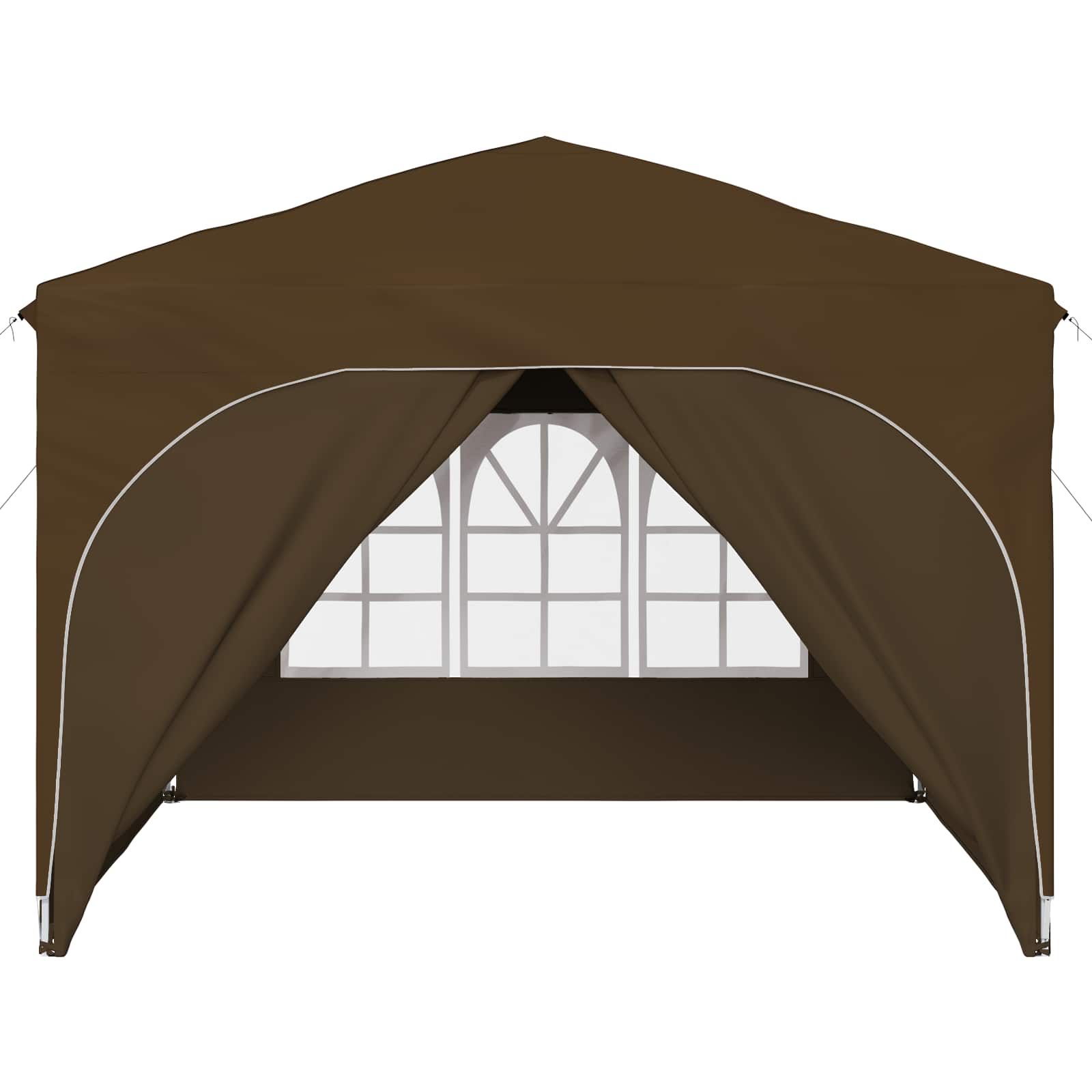 Pop-up partytent 290 x 290 x 245 cm Taupe