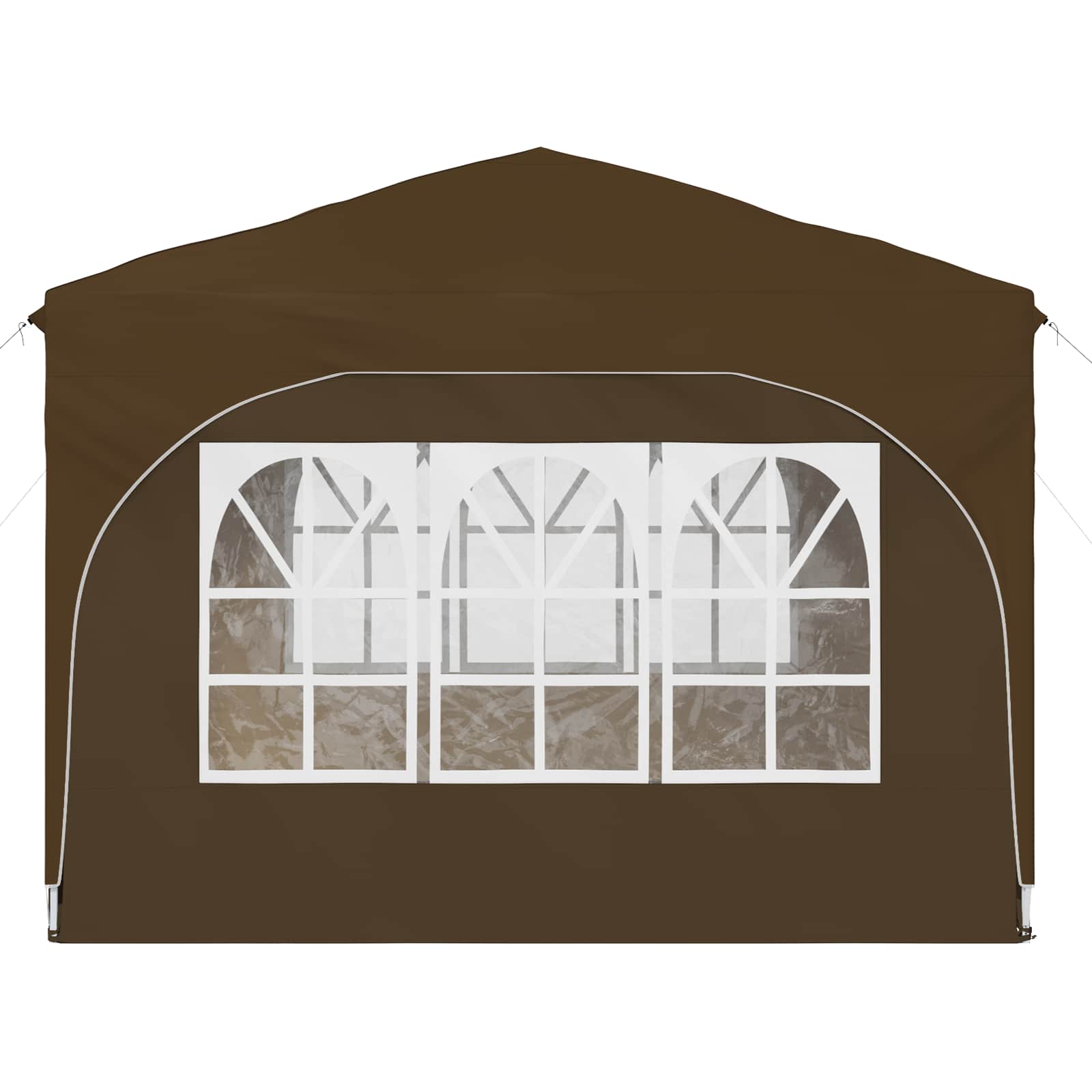 Pop-up partytent 290 x 290 x 245 cm Taupe