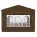 Pop-up partytent 290 x 290 x 245 cm Taupe