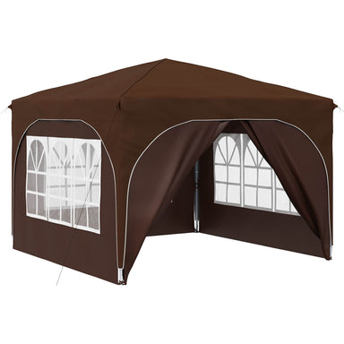 Pop-up partytent 290 x 290 x 245 cm Bruin