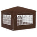 Pop-up partytent 290 x 290 x 245 cm Bruin