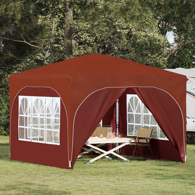 Pop-up partytent 290 x 290 x 245 cm Terracotta