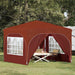 Pop-up partytent 290 x 290 x 245 cm Terracotta