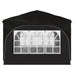 Pop-up partytent 290 x 290 x 245 cm Zwart